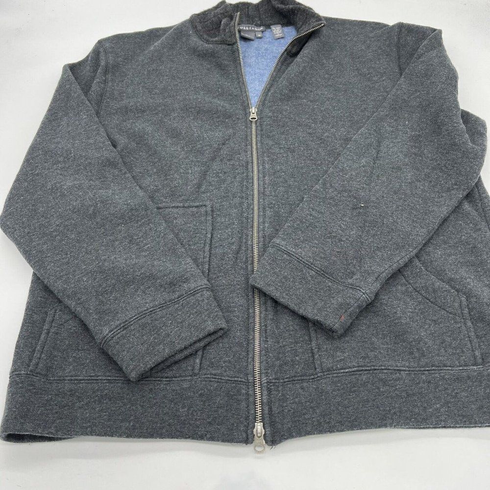 Tulliano full zip Wool Blend Sweater jacket men’s medium Gray